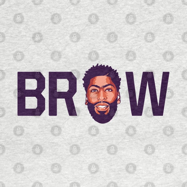 Anthony Davis Brow by origin illustrations